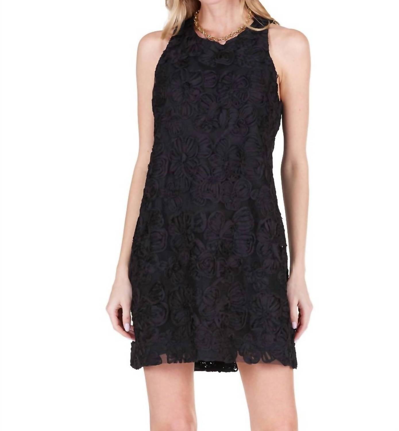 Joy Joy - Women's Soutache Mini Dress