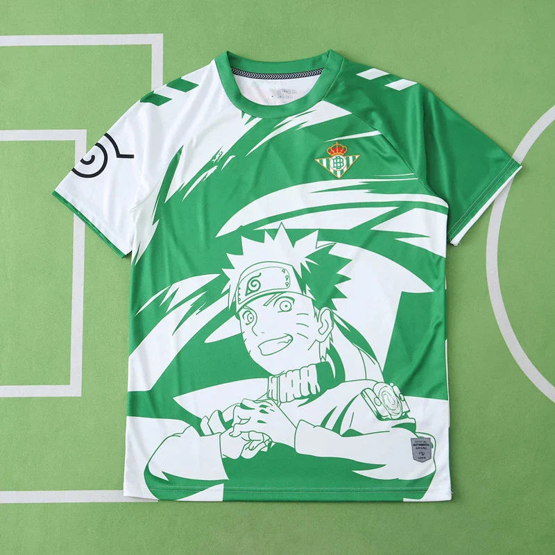 Real Betis Balompi¨¦ NARUTO Fan Version 24/25 Season Jersey