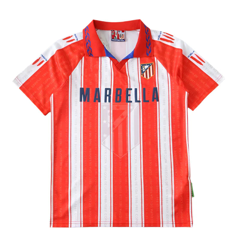Club Atl¨¦tico de Madrid Home Retro Fan Version 95/96 Season Jersey