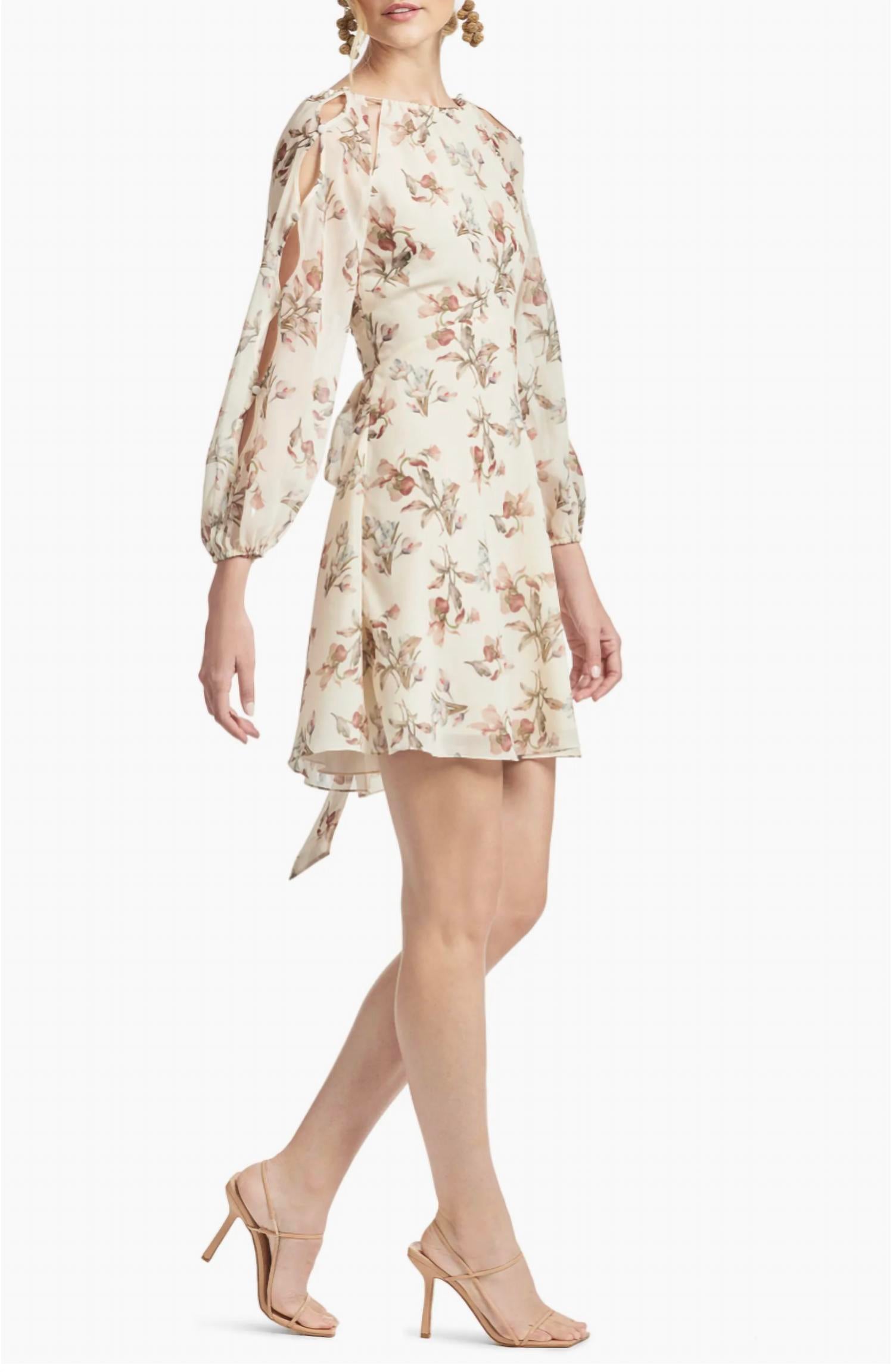 Sachin & Babi - Bevvy Floral Chiffon Mini Dress
