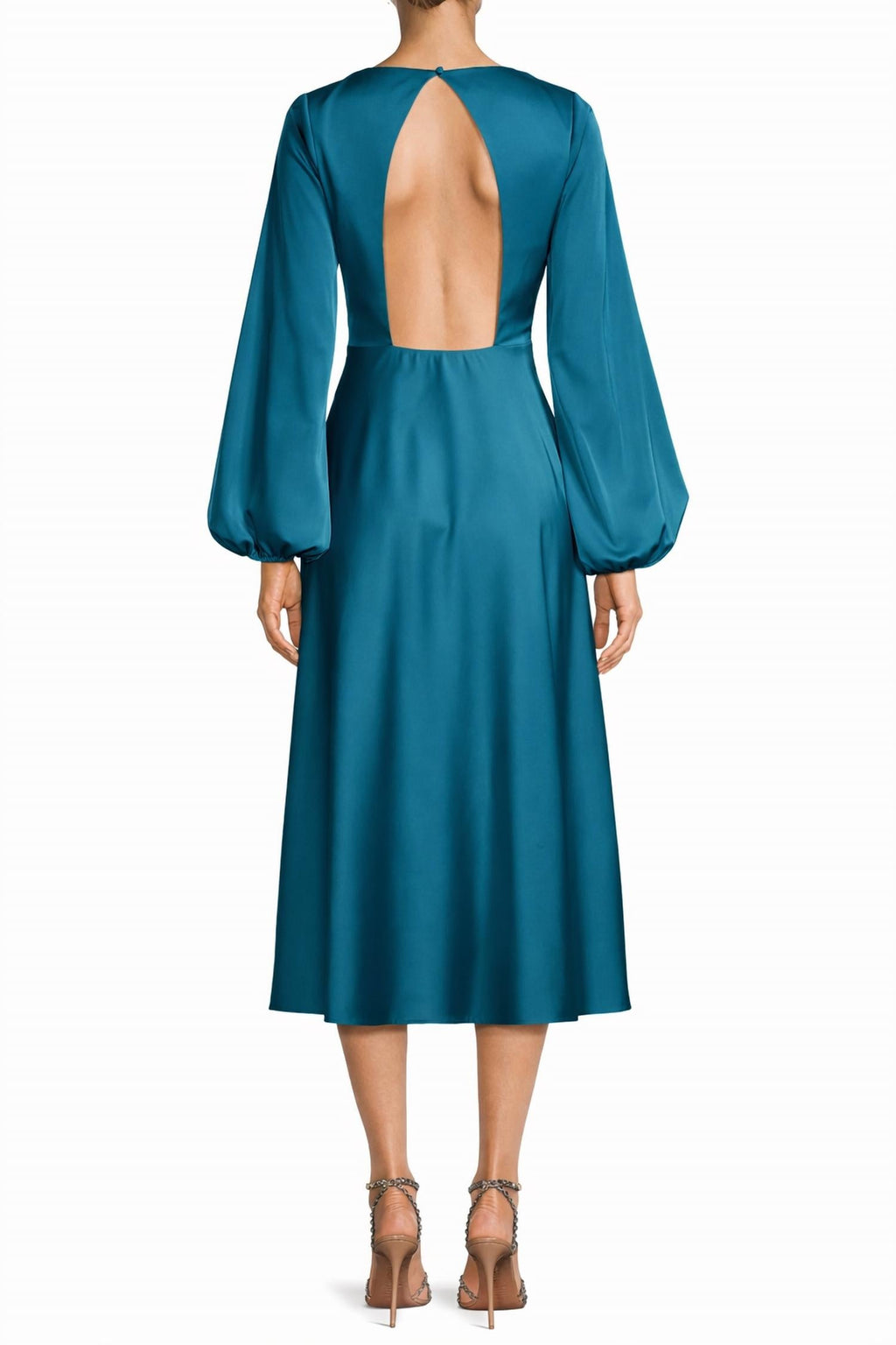 Liv Foster - Satin Cut-out Midi Dress