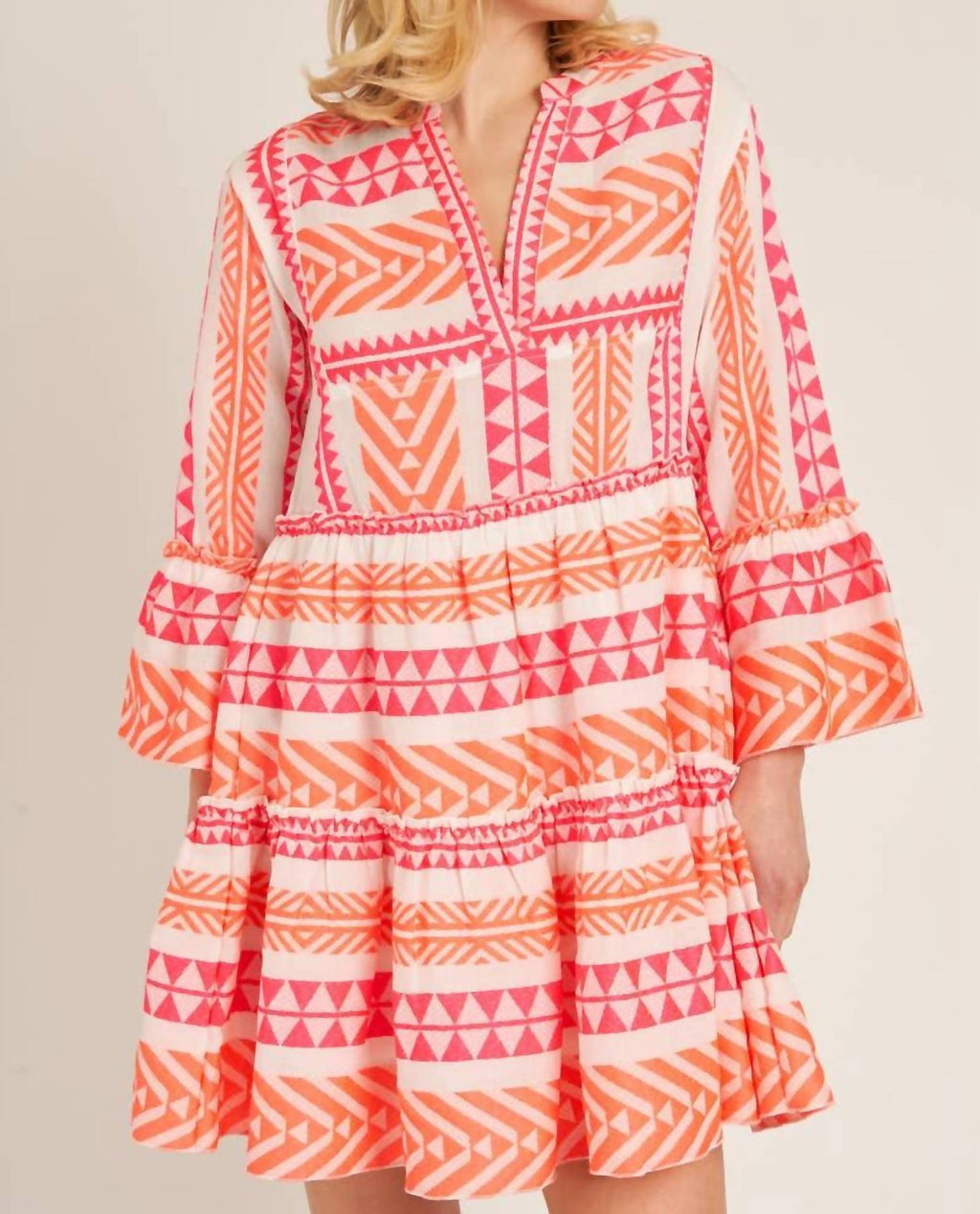 En Creme - Bring On The Sun Embroidered Dress