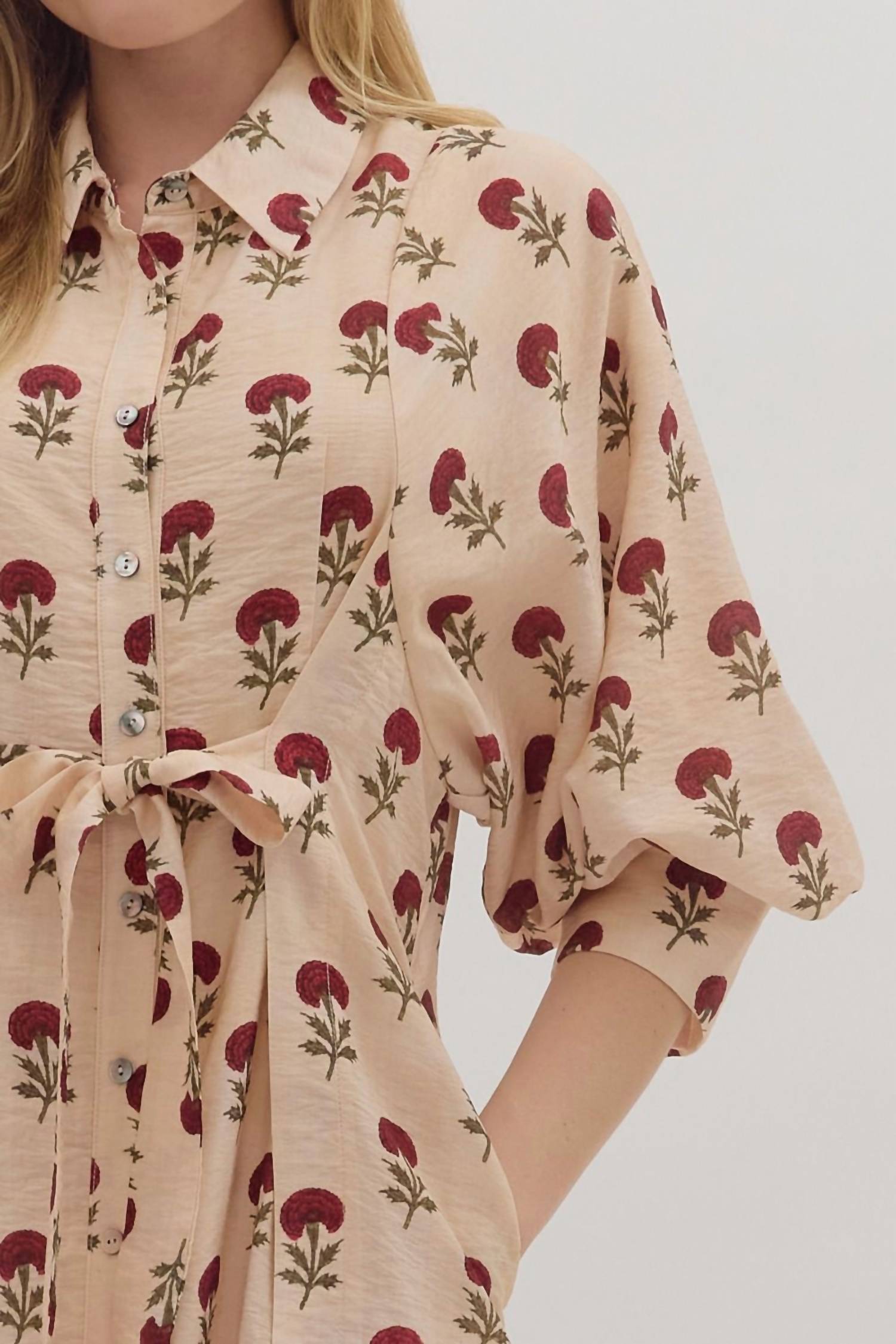 Entro - Dahlia Floral Dress