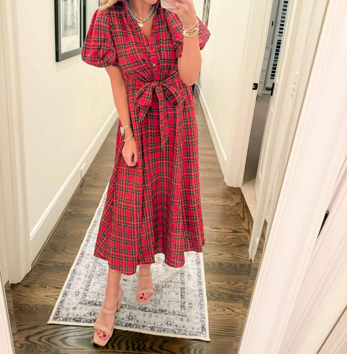 Entro - Christmas Cheer Midi Dress