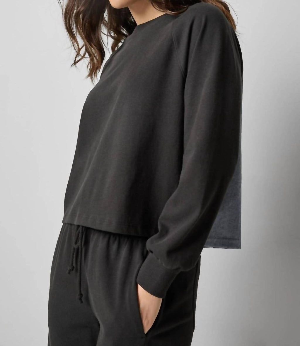 Lilla P - Chambray Pleat Back Pullover Top