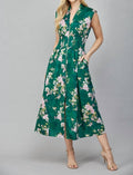 Fate - Kenzie Zip Front Floral Dress