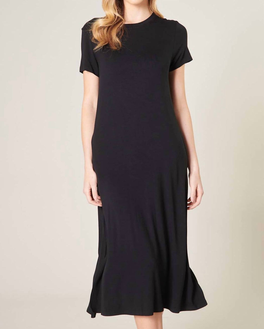 Sugarlips - Joplin Jersey Knit Midi Shirt Dress