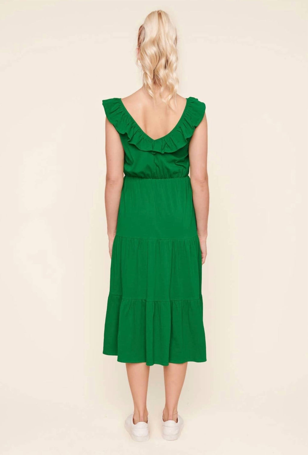 Sugarlips - Elaine Ruffle Tiered Midi Dress