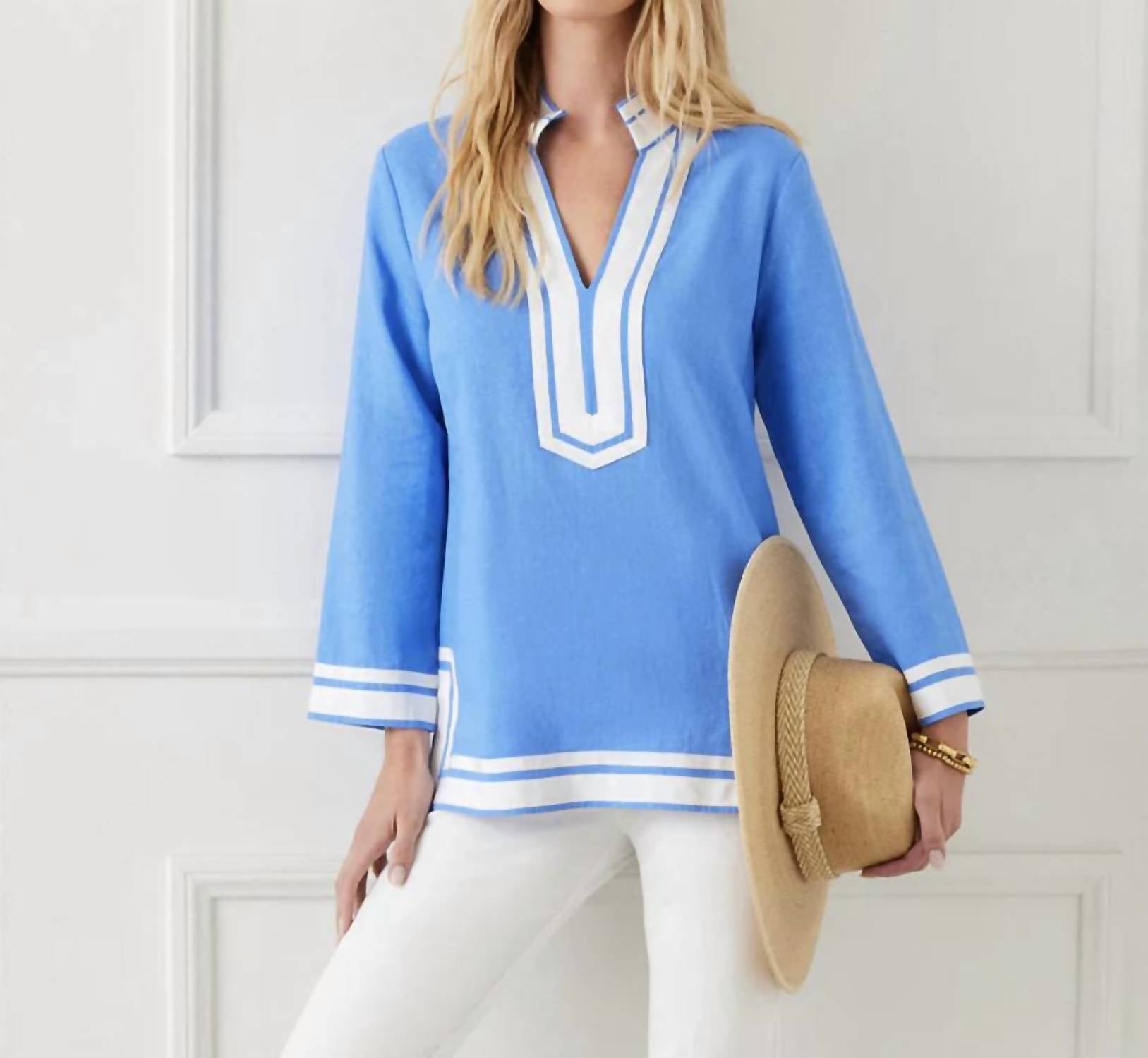 Karen Kane - Boardwalk St Tropez Tunic Top