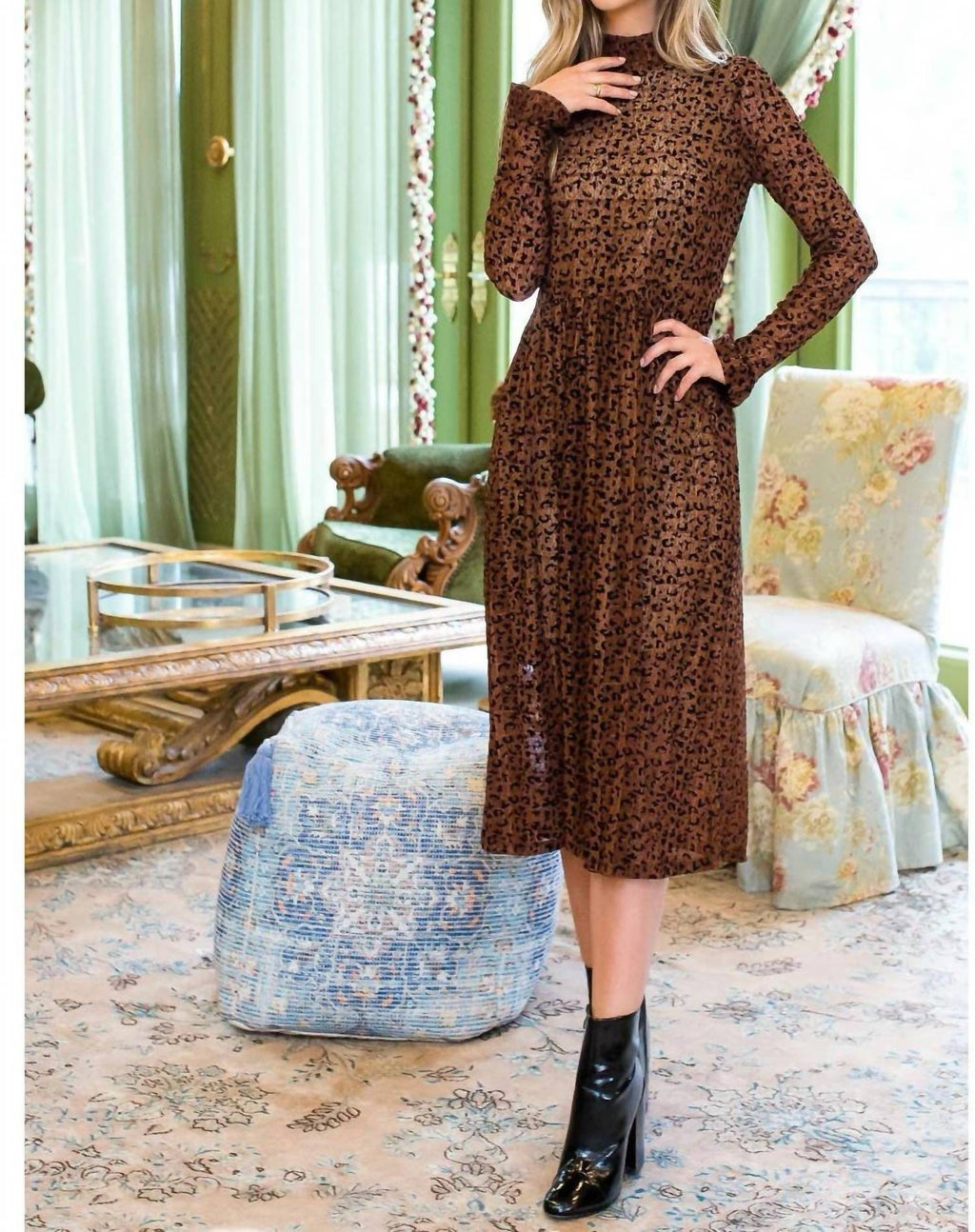 Thml - Devore Midi Dress
