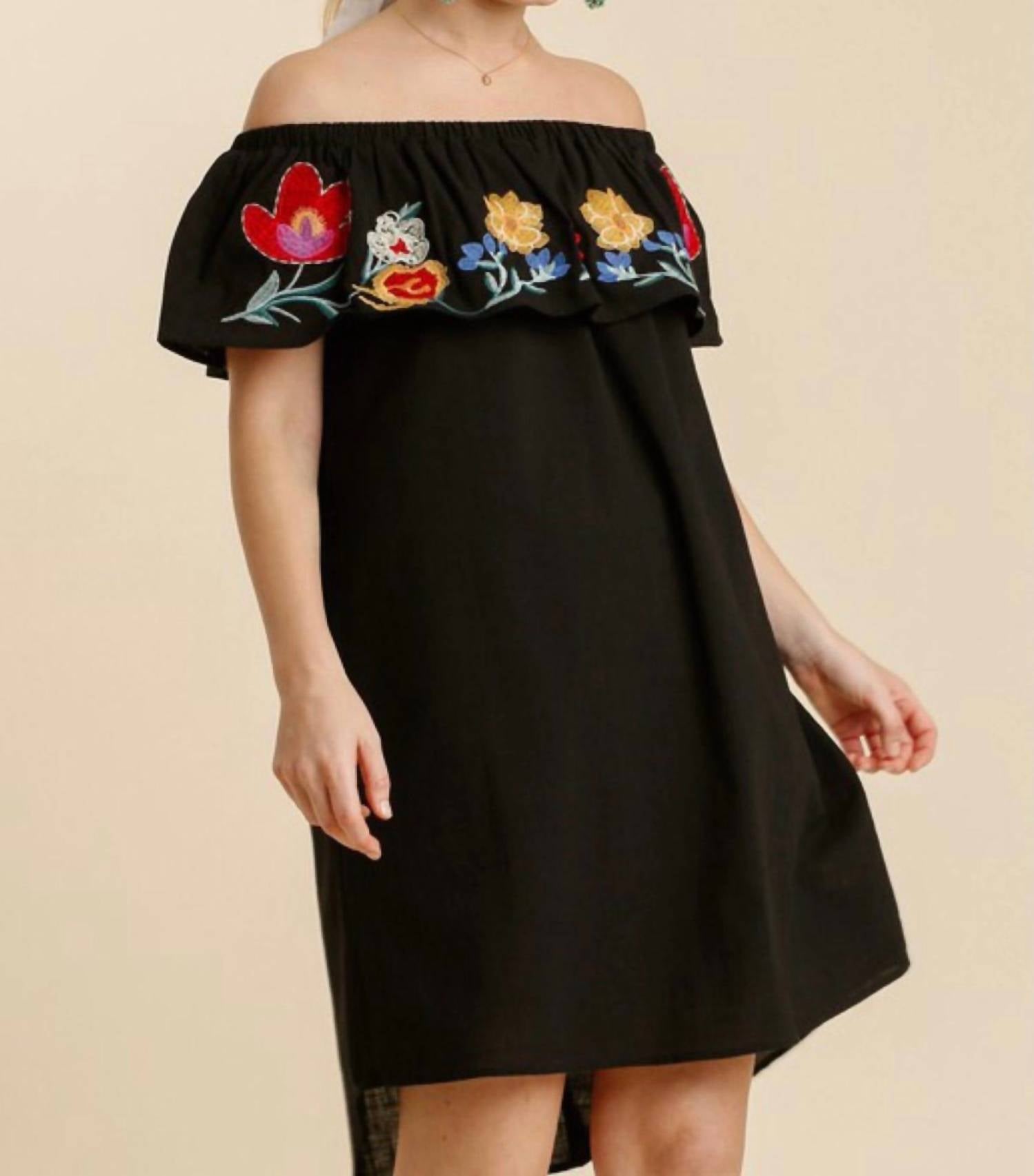 Umgee - Sunset Stroll Embroidered Dress