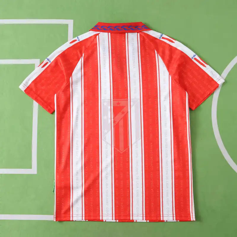 Club Atl¨¦tico de Madrid Home Retro Fan Version 95/96 Season Jersey