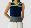 Guest In Residence - Collegiate Stripe Vest