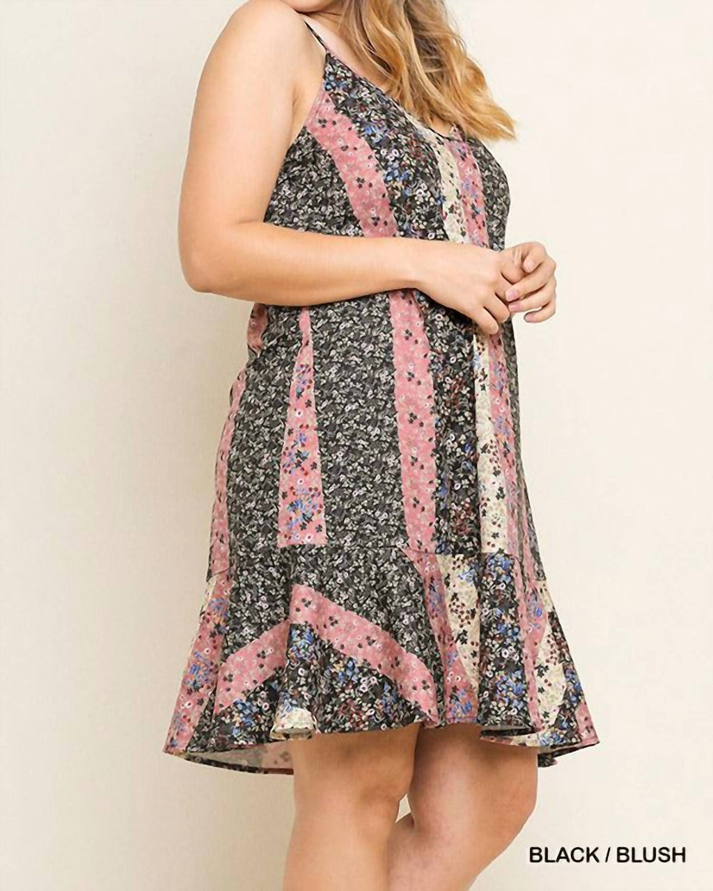 Umgee - Floral Print Midi Dress