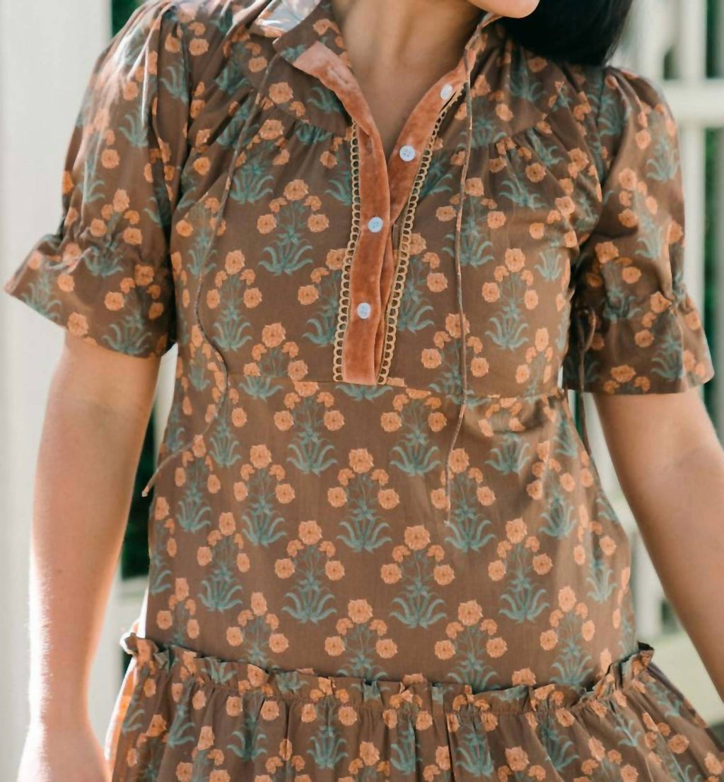 Marigold - Capri Posy Dress