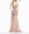 Colors Dress - Lace-up Back Evening Dress