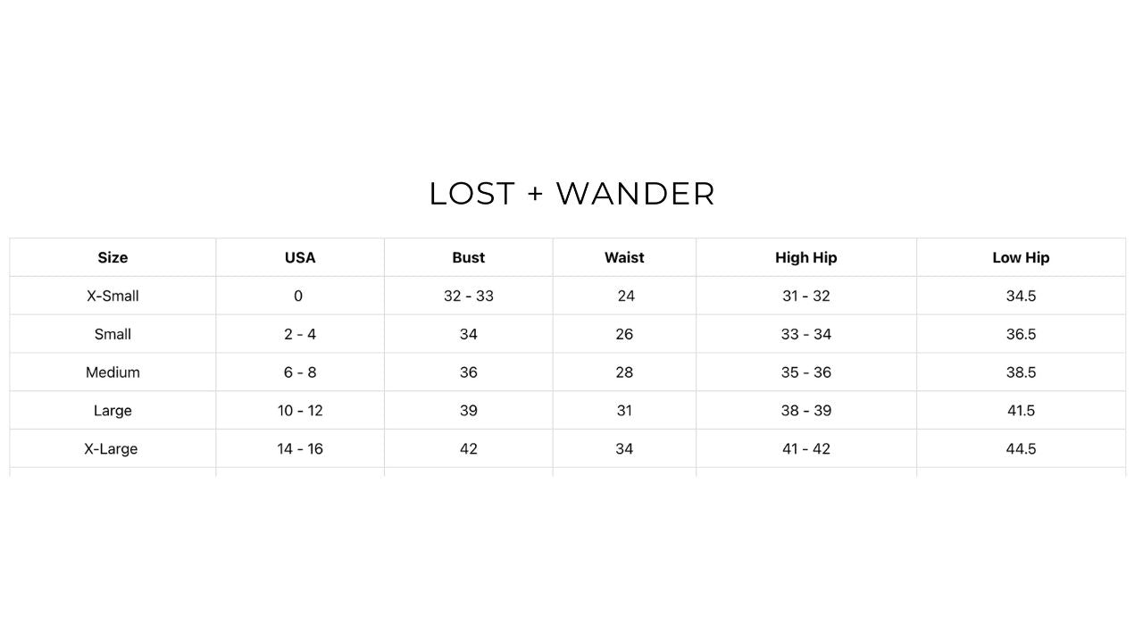 Lost + Wander - Josephine Mini Dress