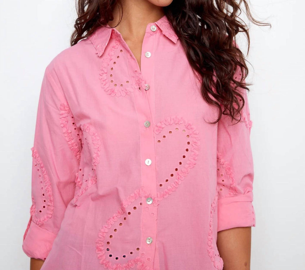 Charlie B - Eyelet Blouse