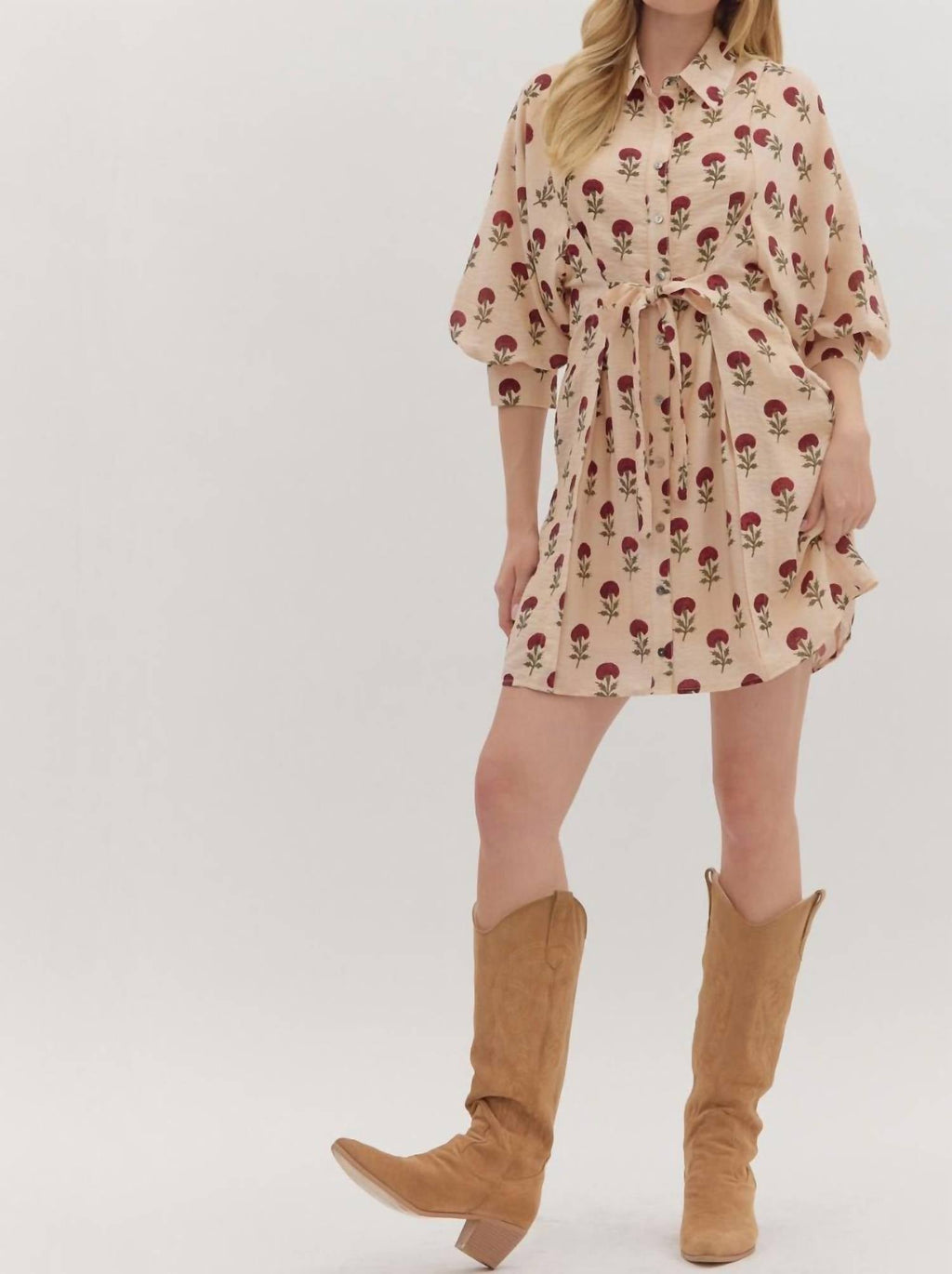 Entro - Dahlia Floral Dress