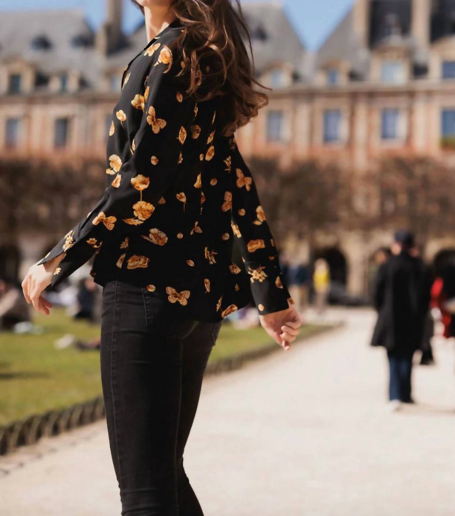 Catherine Gee - Daria French Cuff Silk Blouse
