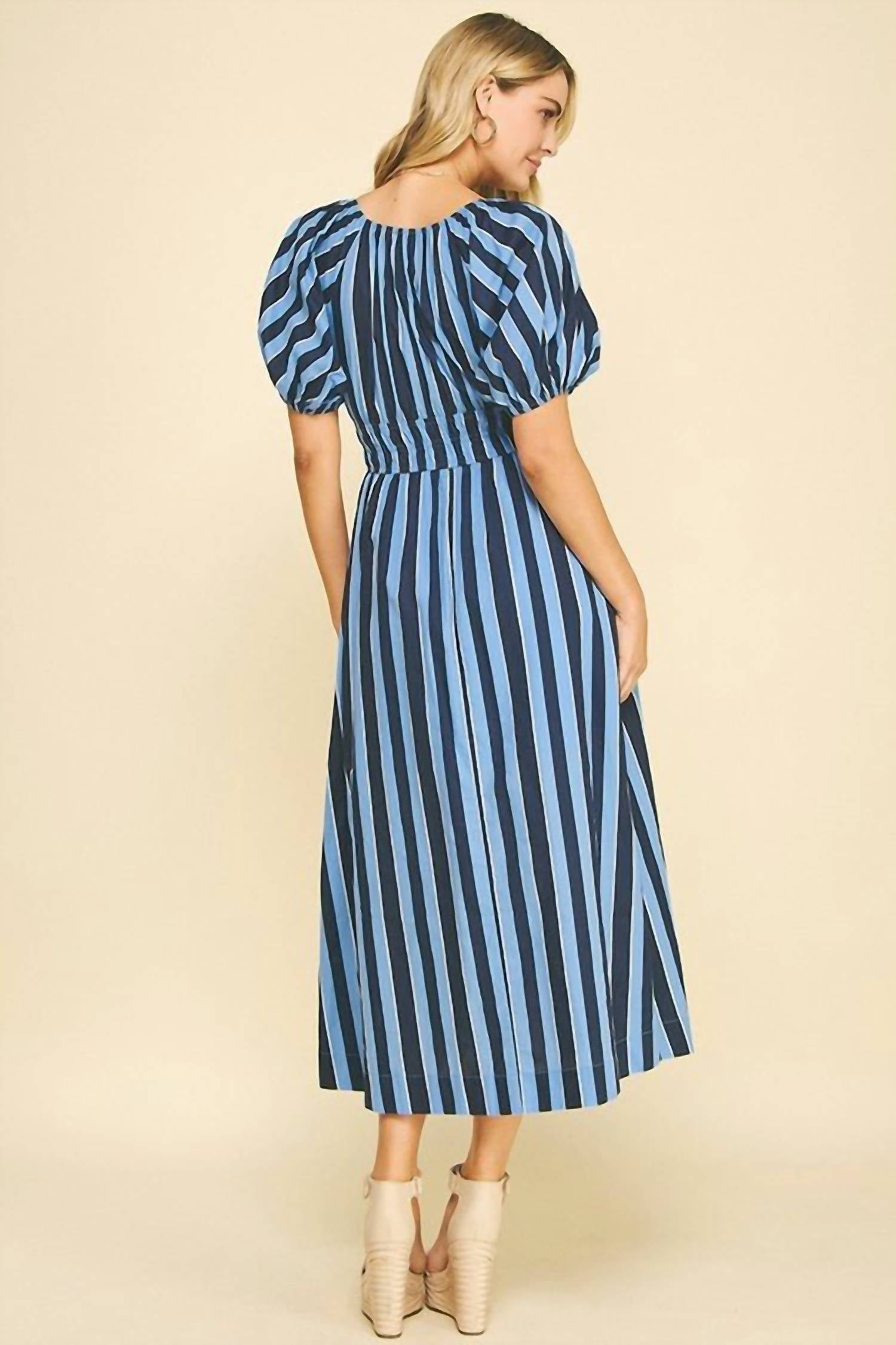 Pinch - Stripe Midi Dress