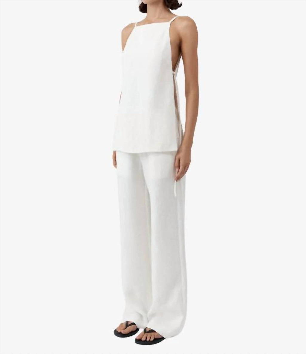 St. Agni - Belted Side Detail Top