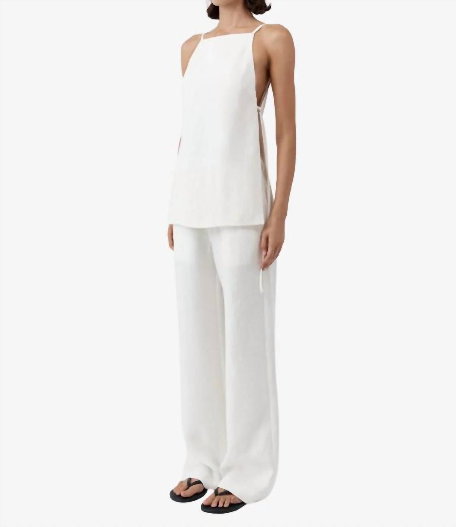 St. Agni - Belted Side Detail Top