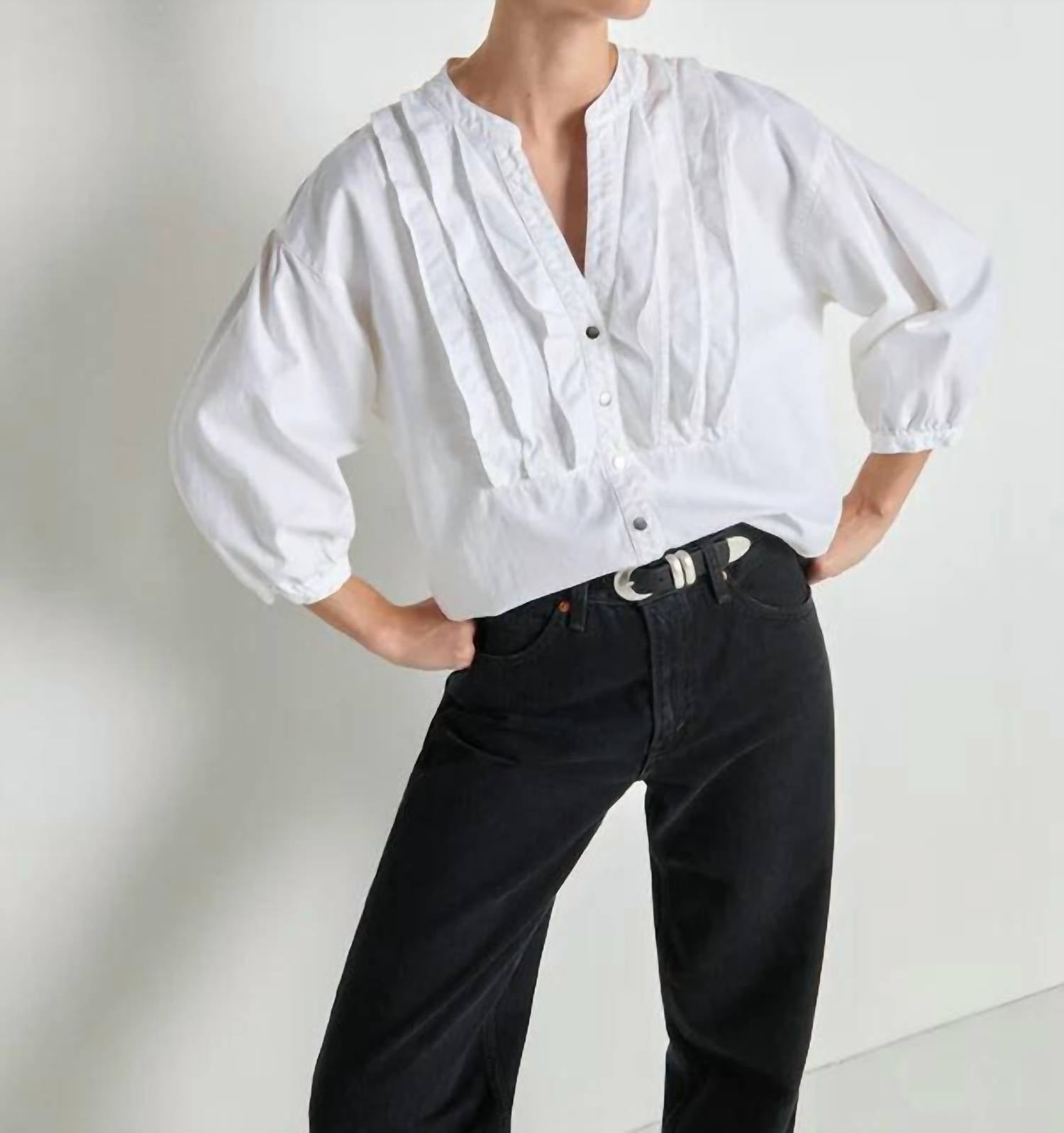 Nation Ltd - Amelia Ruffle Shirt