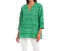 Karen Kane - 3/4 Sleeve Embroidered Tunic