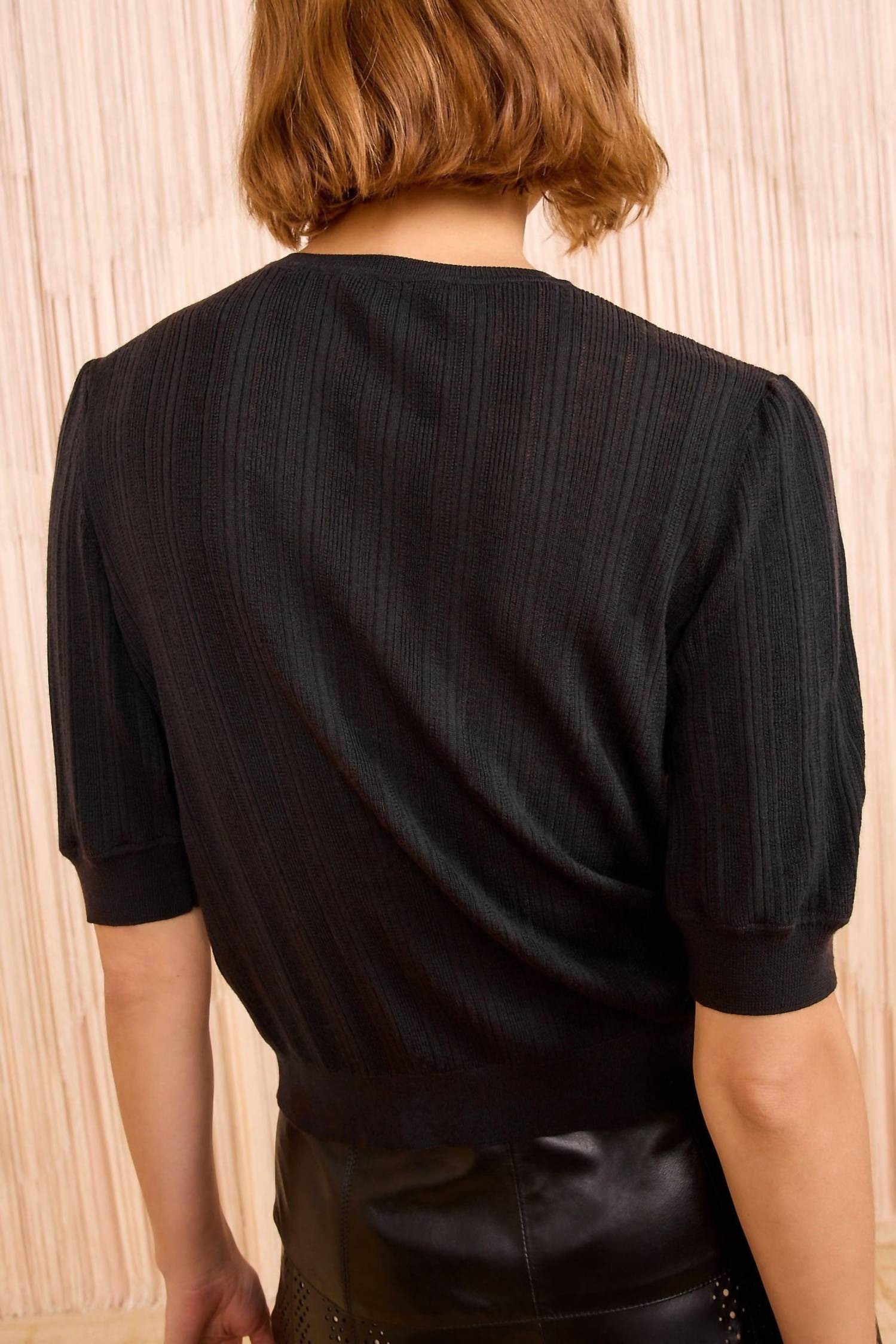 Ulla Johnson - Salima Short Sleeve Knit Top