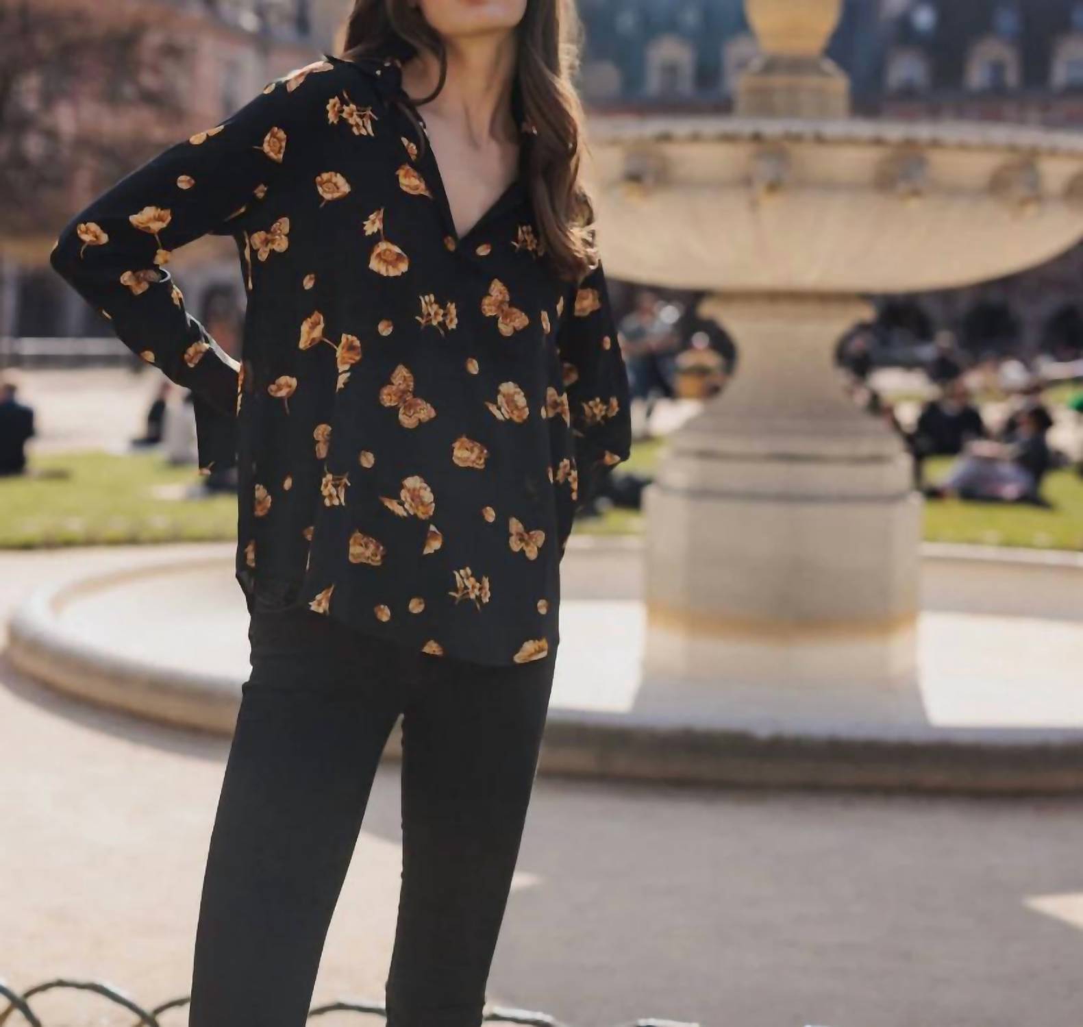 Catherine Gee - Daria French Cuff Silk Blouse