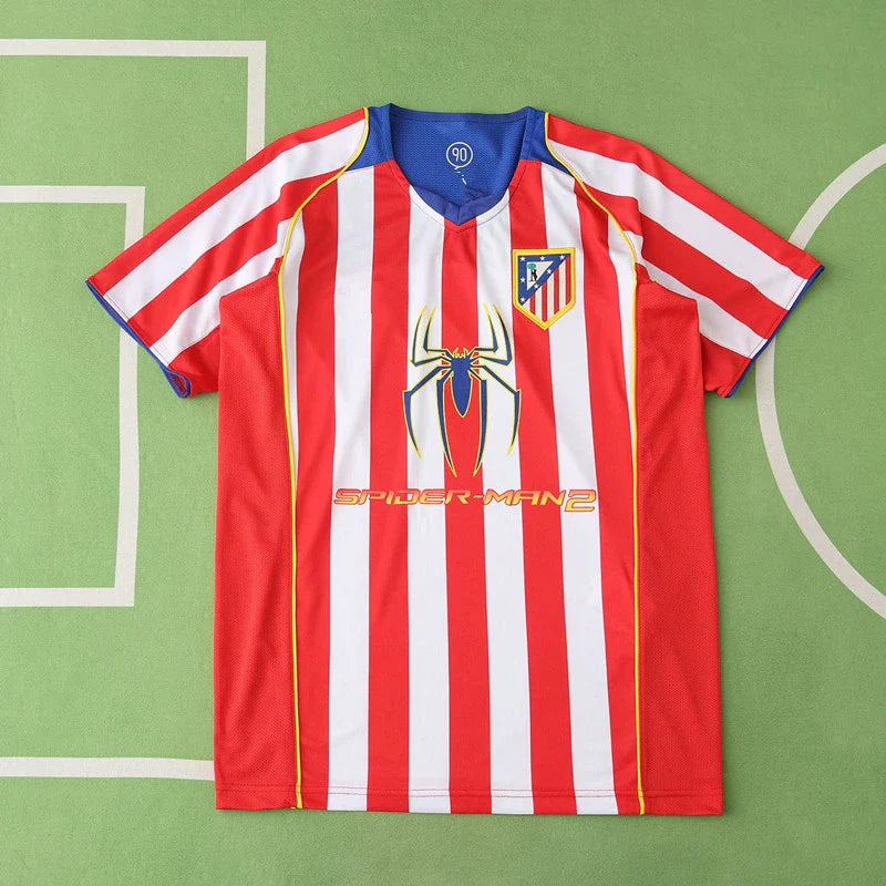 Club Atl¨¦tico de Madrid Home Retro Fan Version 04/05 Season Jersey