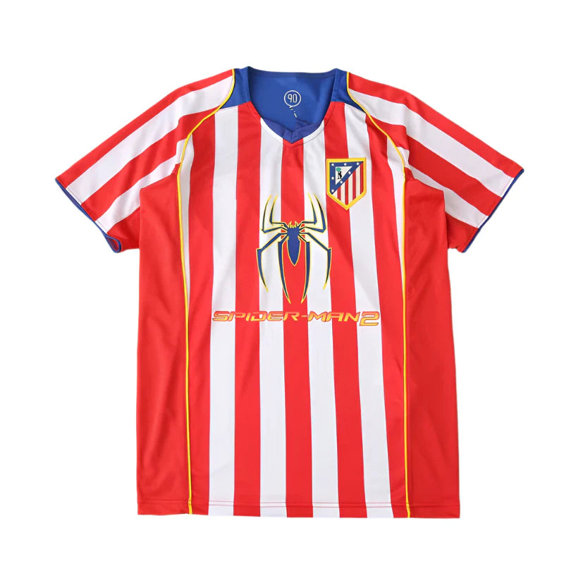 Club Atl¨¦tico de Madrid Home Retro Fan Version 04/05 Season Jersey