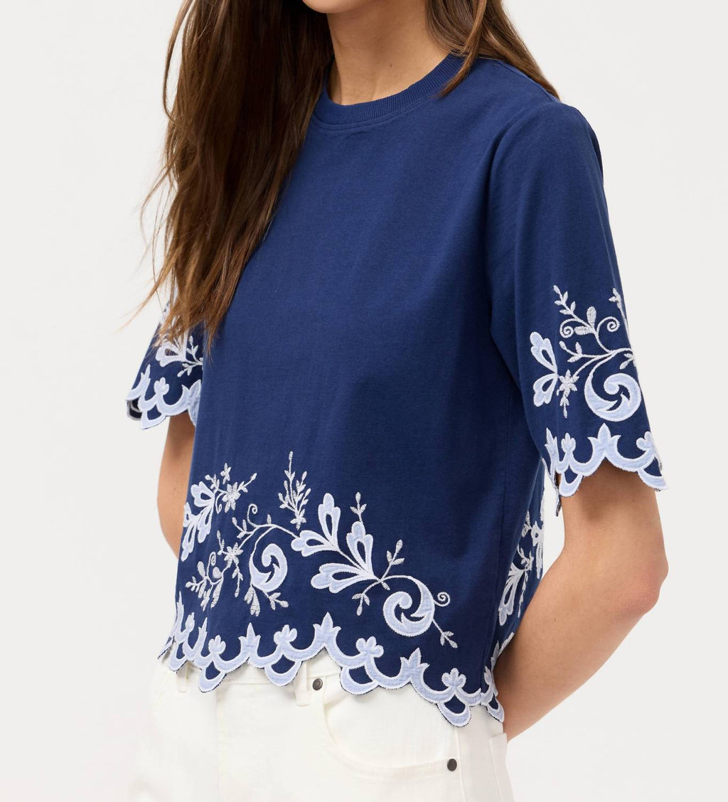 Johnny Was - ADDELINE ELBOW SLEEVE TEE