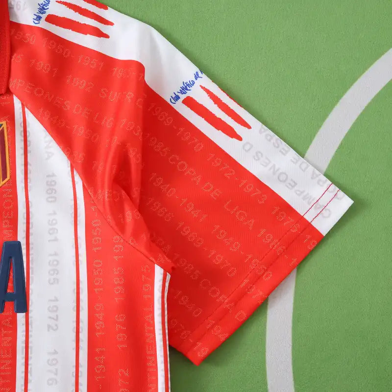 Club Atl¨¦tico de Madrid Home Retro Fan Version 95/96 Season Jersey