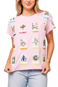 Queen Of Sparkles - Scattered Mahjong Tee